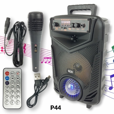 Bluetooth karaoke zvučnik P44_FRONT_1
