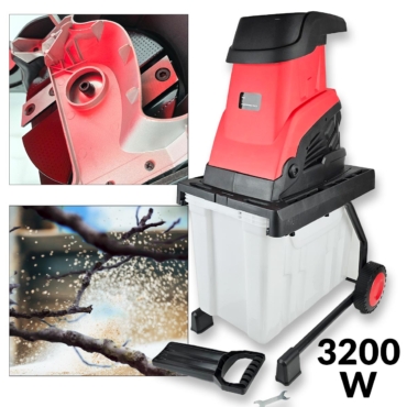 Electra električna sjeckalica za granje 3200W Front 1