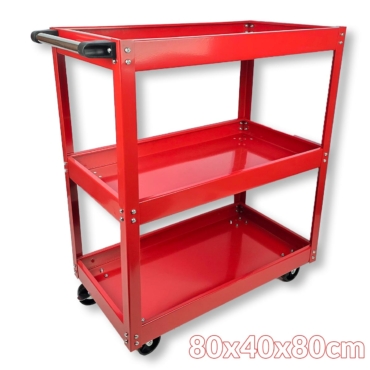 Metalna kolica za alat 80x40x80 cm Front 1