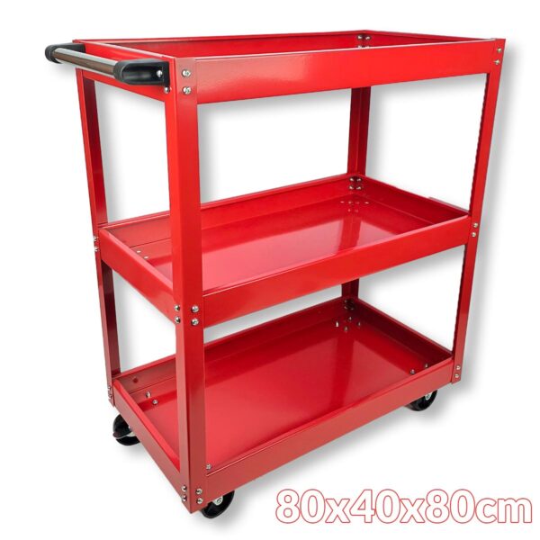 Metalna kolica za alat 80x40x80 cm