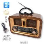Retro Bluetooth radio NA297 Front 1