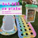 Set za plažu - 2 madraca i maskica za mobitel