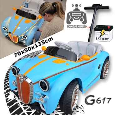 Retro auto na akumulator s daljinskim upravljačem G617 Front 1