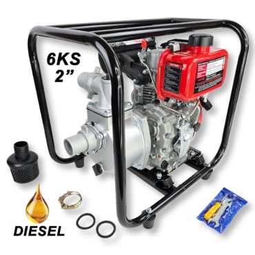 Dizelska pumpa za navodnjavanje 2 cola 6KS WP20D Front 1