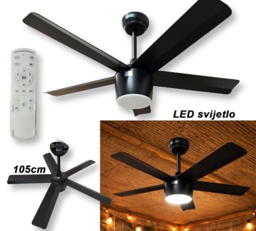 Stropni ventilator sa LED rasvjetom 105cm NA305 Front 1
