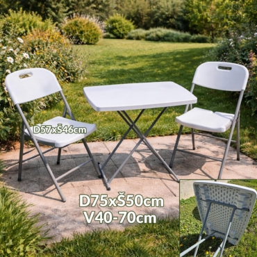 PVC vrtni stol sa 2 stolice G663 Front 1 (1)