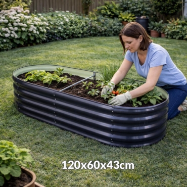 Vrtna povišena gredica 120x60x43cm GBO43-12060 Front 1